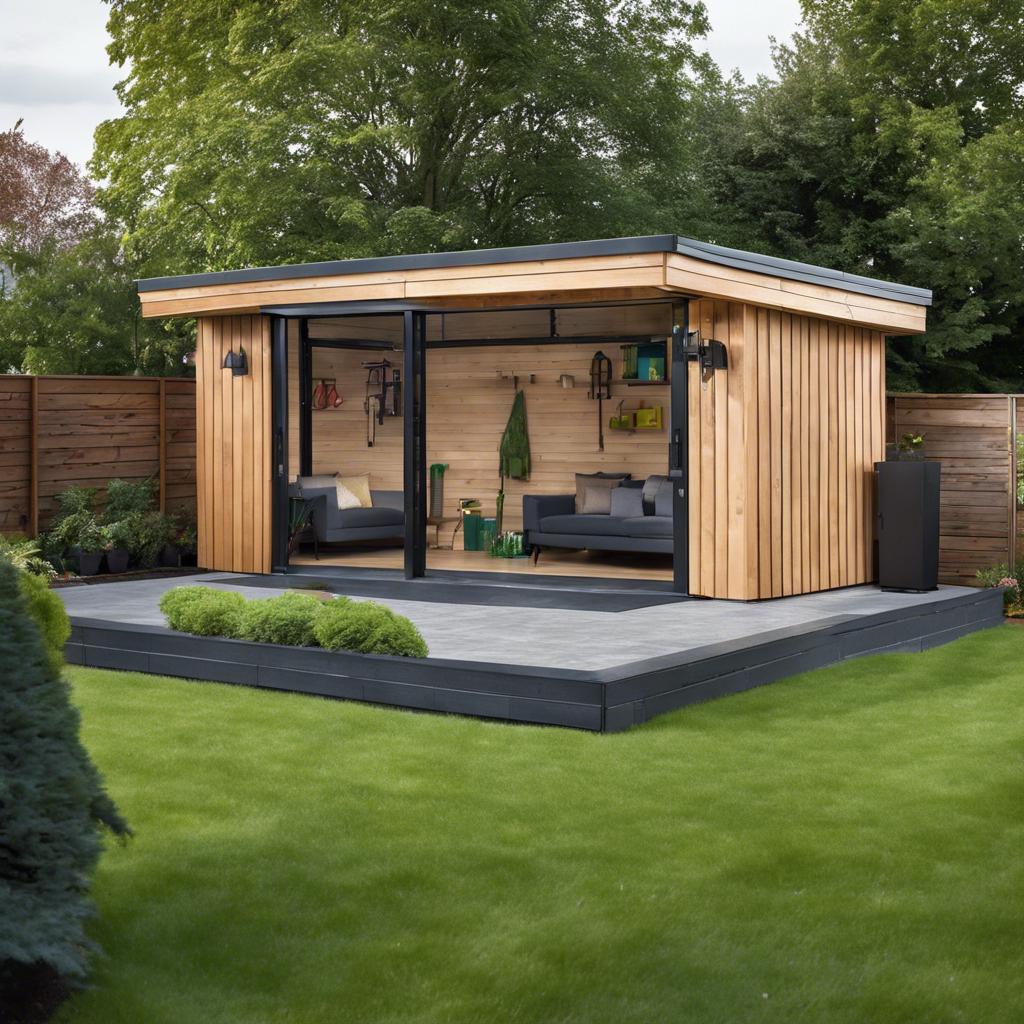 Choosing the Right⁤ Materials for a Sleek Flat Roof Shed