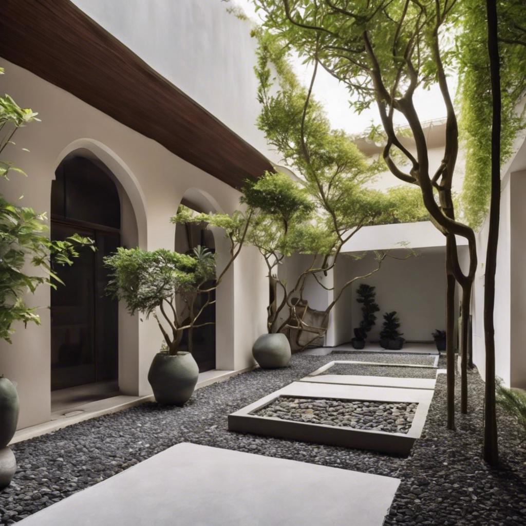 Design Principles for Creating Serene Courtyards