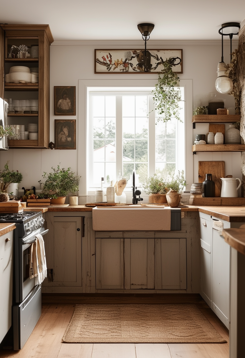 A Cozy Retreat: Charming Small Country House Kitchen Ideas