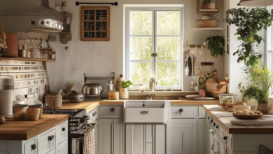 Cozy Charm: Transforming a Small Country House Kitchen