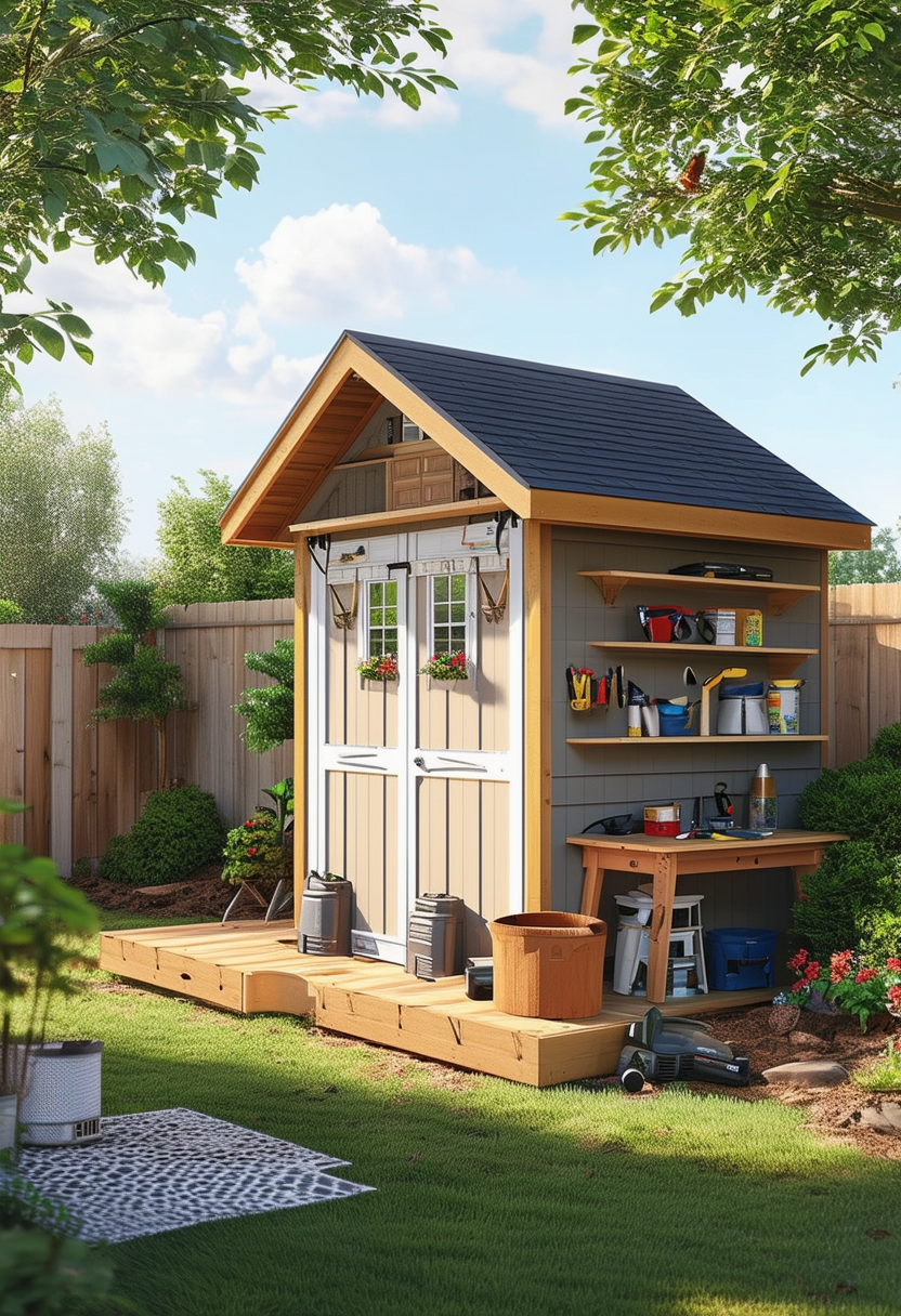 Maximize Your Storage: Build a Lofted Shed in Your Backyard